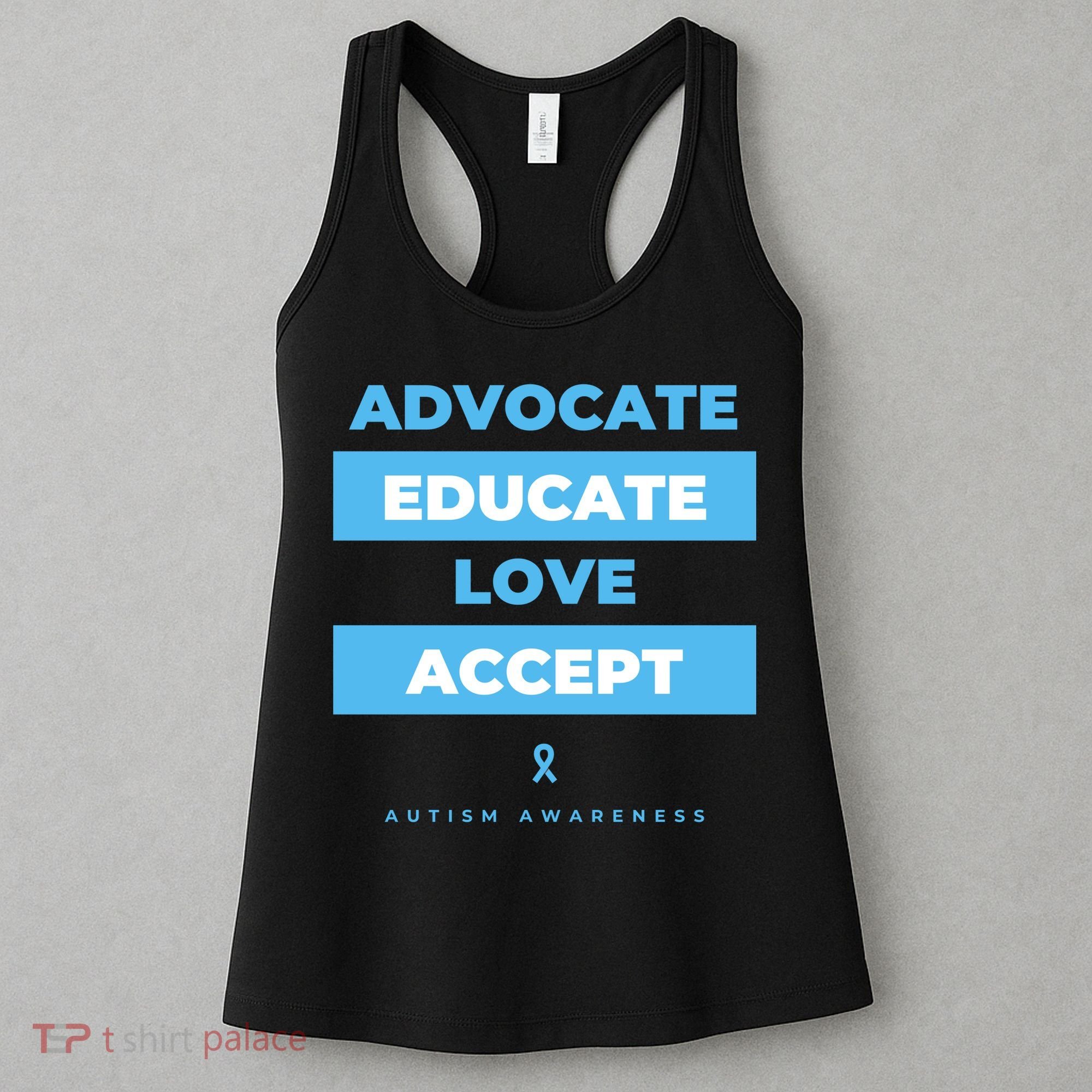Educate Autism Awareness Women's Tank Top