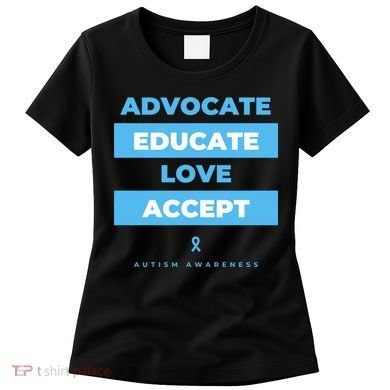 Educate Autism Awareness Women's T-Shirt