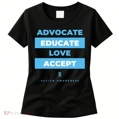 Educate Autism Awareness Women's T-Shirt
