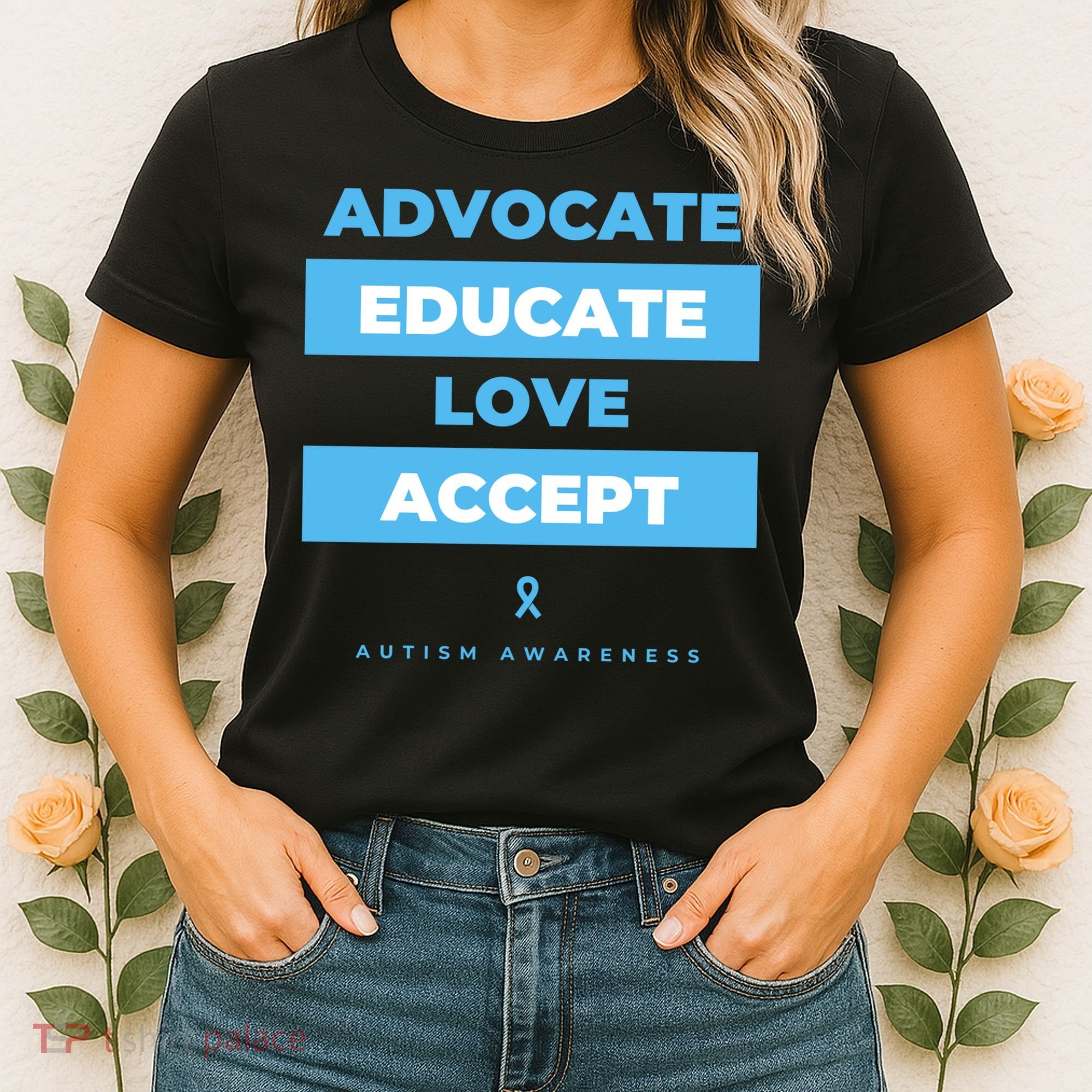 Educate Autism Awareness Women's T-Shirt
