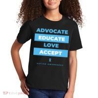 Educate Autism Awareness Kids T-Shirt thumb 2