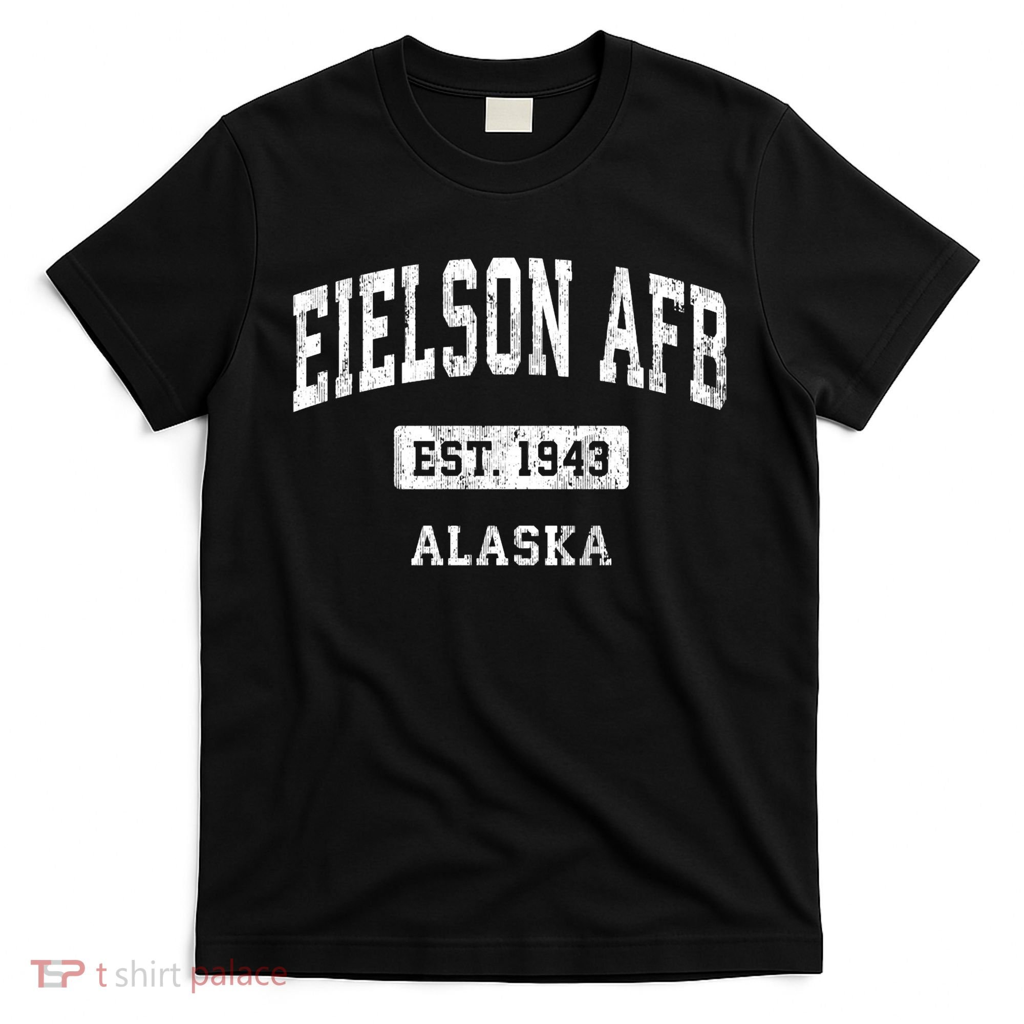 Eielson Afb Alaska Ak Vintage Sports Established T-Shirt