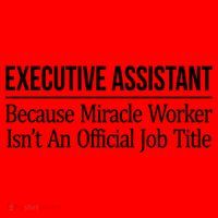 Executive Assistant Because Miracle Worker Isn't Job Title Gift Santa Hat thumb 1