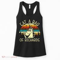 Eat A Bag Of Richards Funny Joke Meme Humor Name Unicorn Women's Tank Top thumb 0