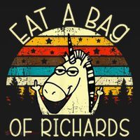 Eat A Bag Of Richards Funny Joke Meme Humor Name Unicorn Women's Tank Top thumb 5