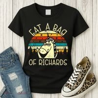 Eat A Bag Of Richards Funny Joke Meme Humor Name Unicorn Women's T-Shirt thumb 3