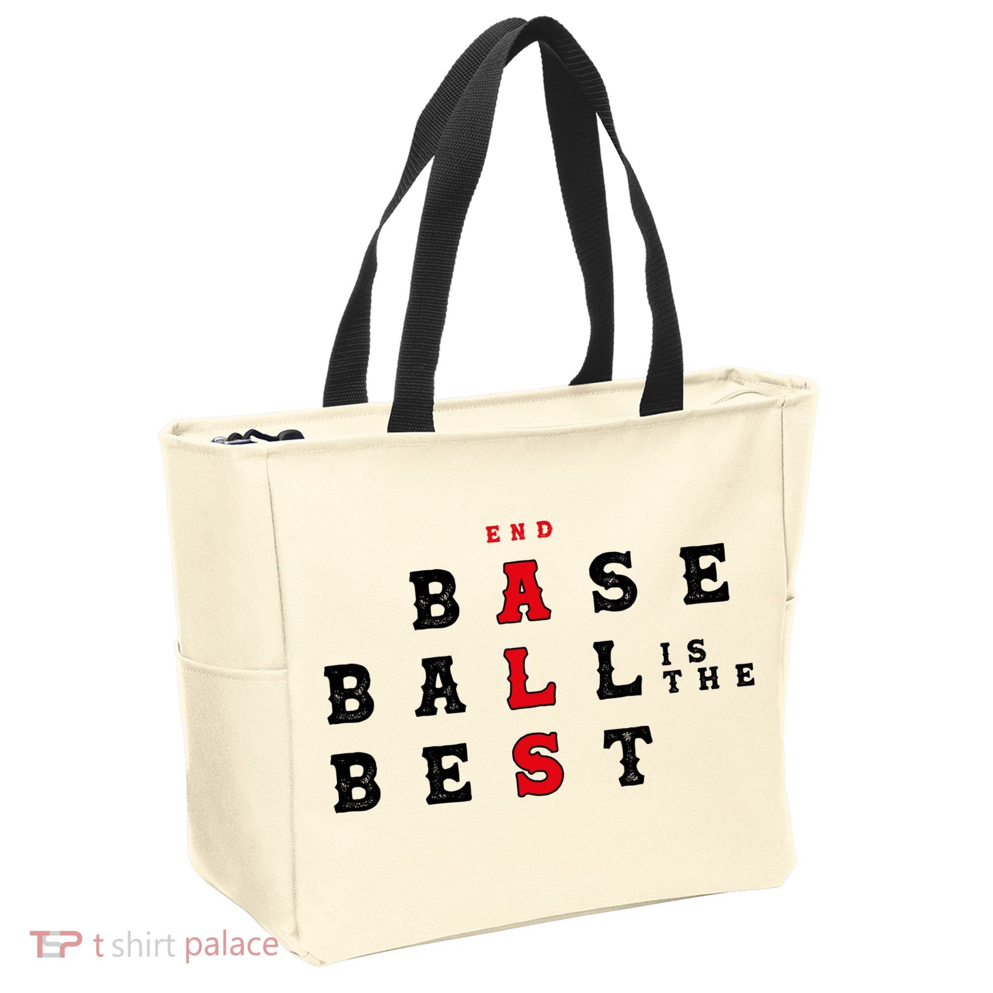End Als Baseball Is The Best Baseball Lover Baseball Team Tote Bag