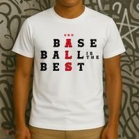 End Als Baseball Is The Best Baseball Lover Baseball Team T-Shirt thumb 3