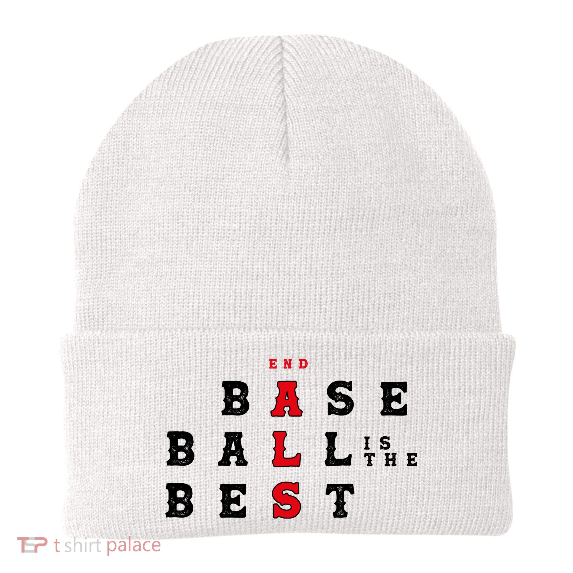 End Als Baseball Is The Best Baseball Lover Baseball Team Beanie