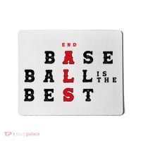 End Als Baseball Is The Best Baseball Lover Baseball Team Mousepad thumb 0