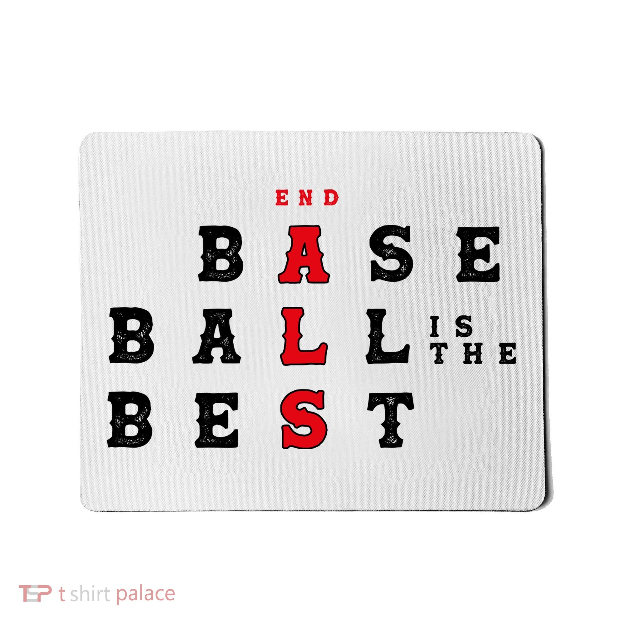 End Als Baseball Is The Best Baseball Lover Baseball Team Mousepad