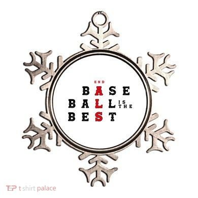 End Als Baseball Is The Best Baseball Lover Baseball Team Ornament