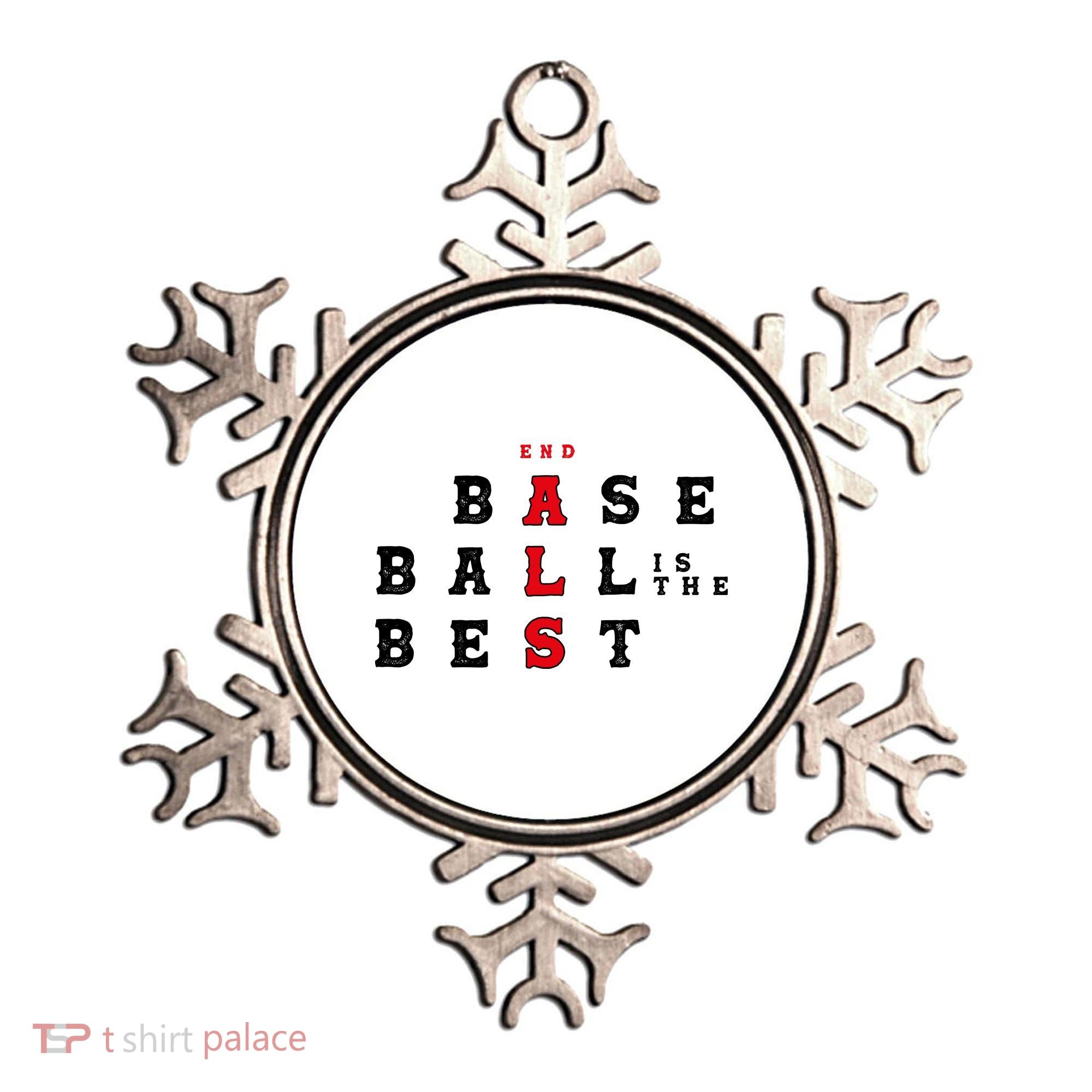 End Als Baseball Is The Best Baseball Lover Baseball Team Ornament