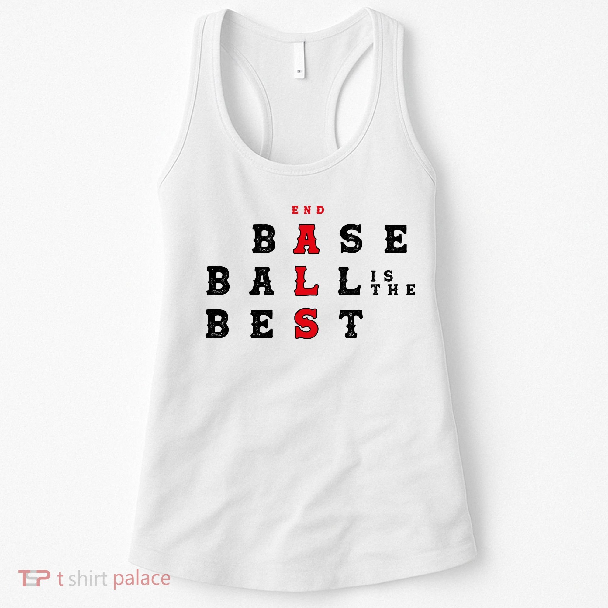 End Als Baseball Is The Best Baseball Lover Baseball Team Women's Tank Top