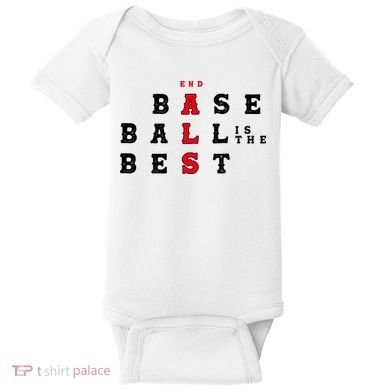 End Als Baseball Is The Best Baseball Lover Baseball Team Baby Bodysuit