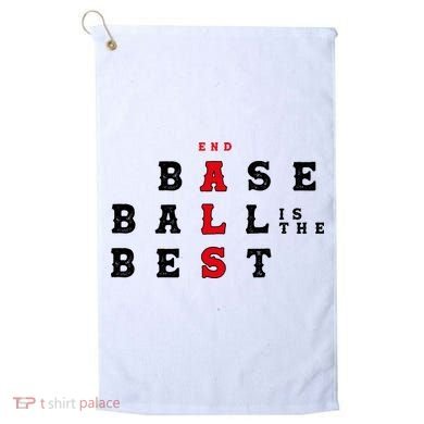 End Als Baseball Is The Best Baseball Lover Baseball Team Golf Towel