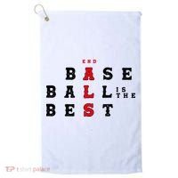 End Als Baseball Is The Best Baseball Lover Baseball Team Golf Towel thumb 0