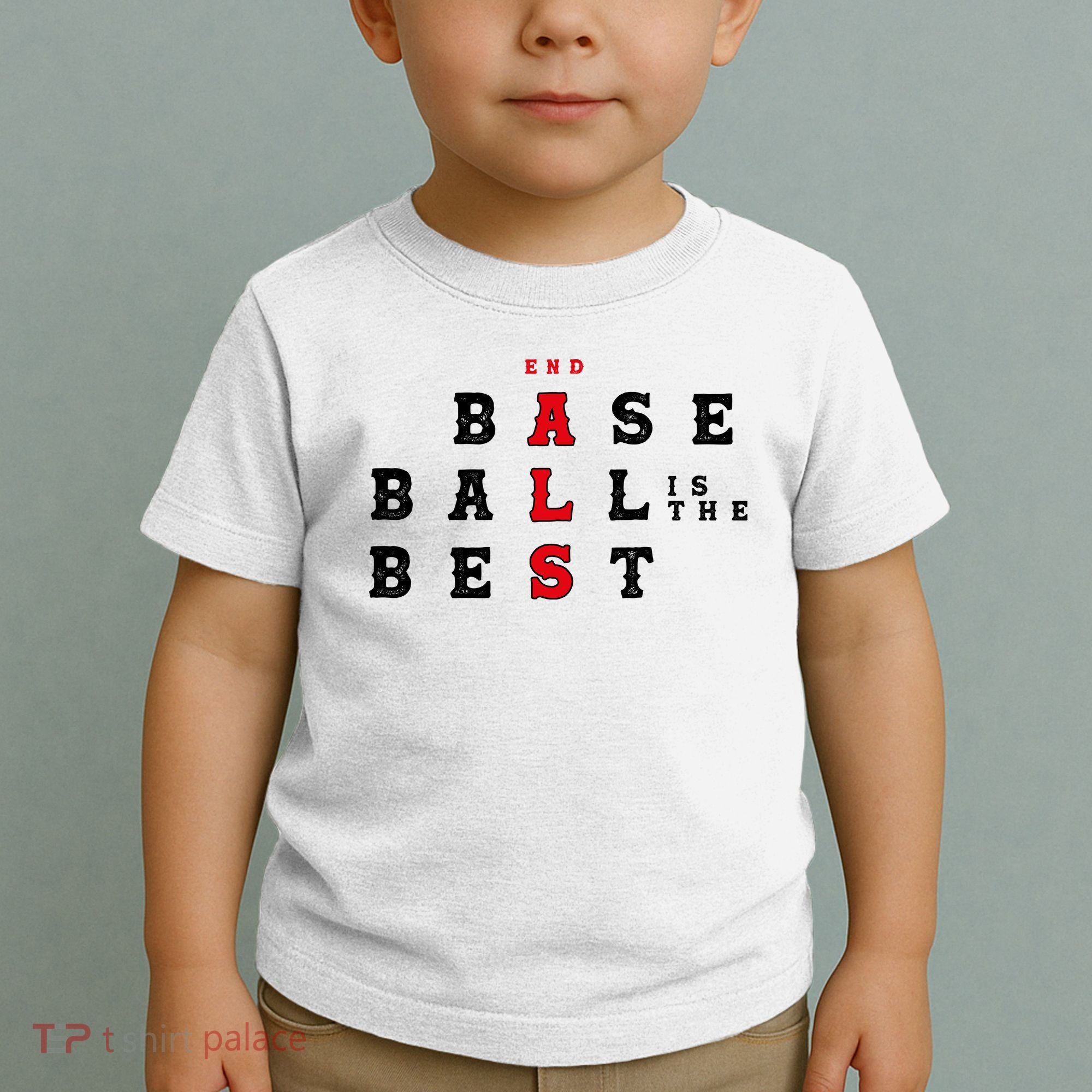 End Als Baseball Is The Best Baseball Lover Baseball Team Toddler T-Shirt