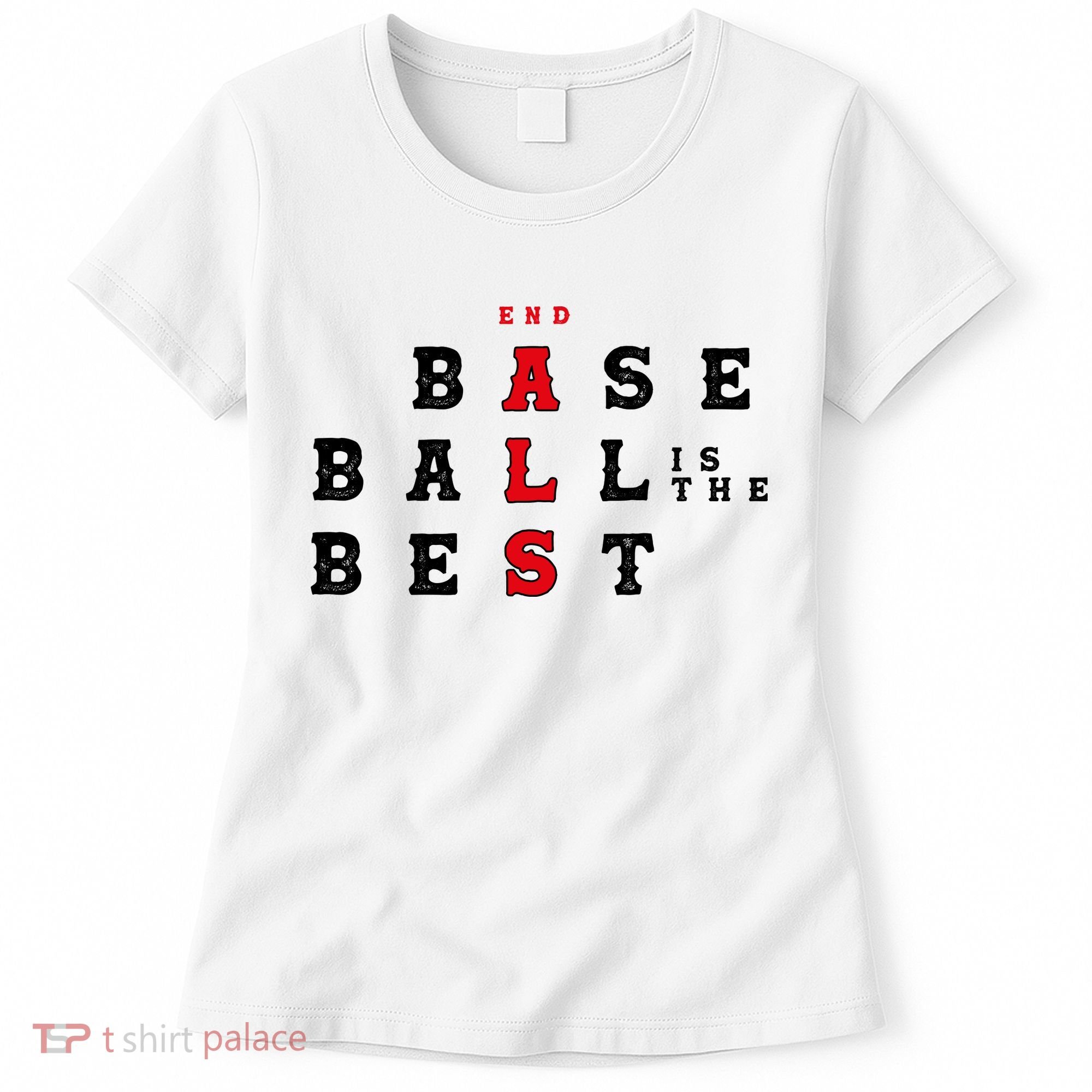 End Als Baseball Is The Best Baseball Lover Baseball Team Women's T-Shirt