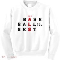 End Als Baseball Is The Best Baseball Lover Baseball Team Kids Sweatshirt thumb 0