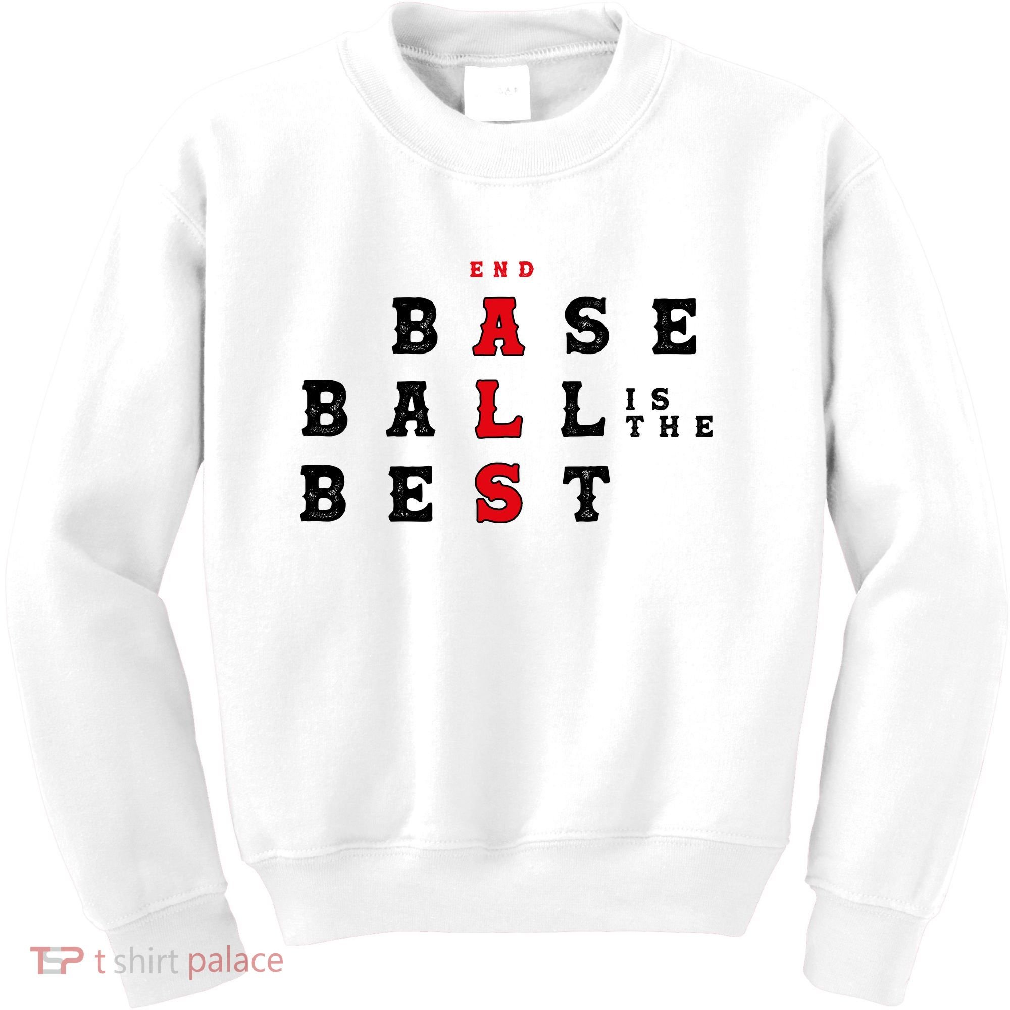 End Als Baseball Is The Best Baseball Lover Baseball Team Kids Sweatshirt