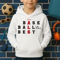 End Als Baseball Is The Best Baseball Lover Baseball Team Kids Hoodie thumb 2