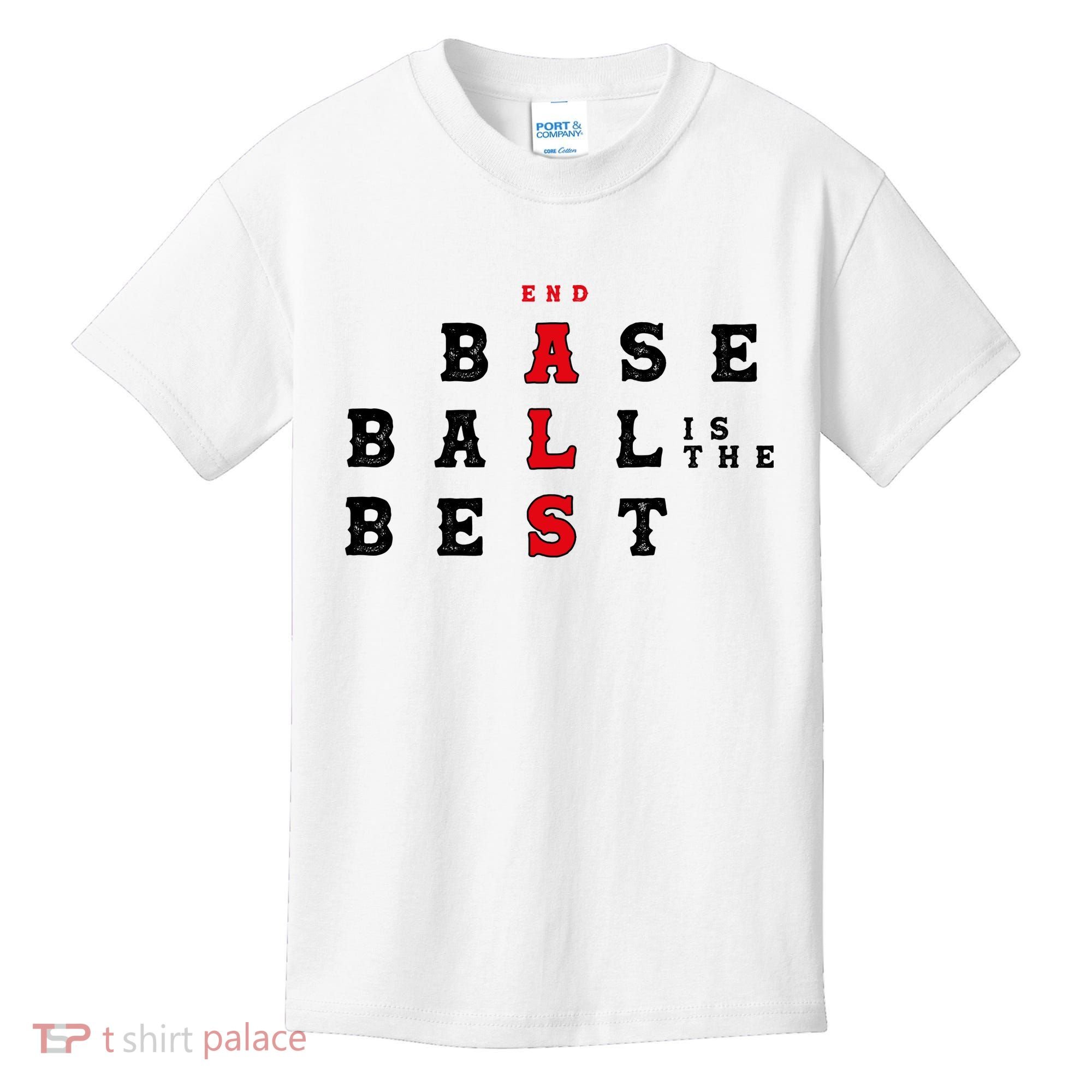 End Als Baseball Is The Best Baseball Lover Baseball Team Kids T-Shirt