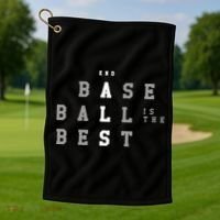 End Als Baseball Is The Best Golf Towel thumb 1