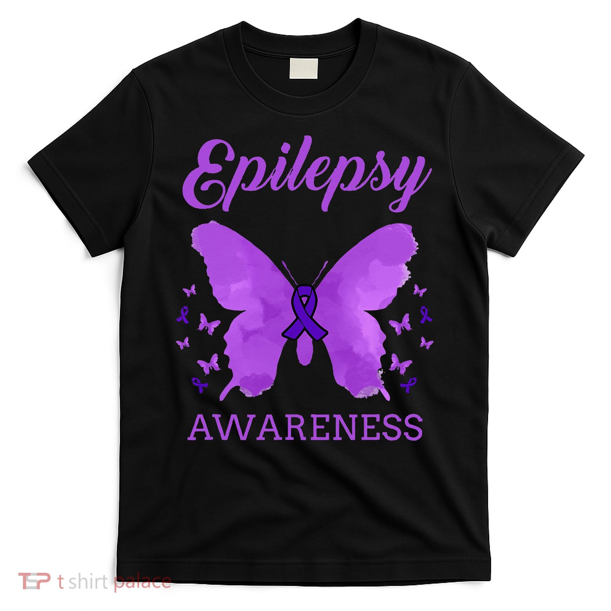 Epilepsy Awareness Butterfly Epilepsy Warrior T-Shirt