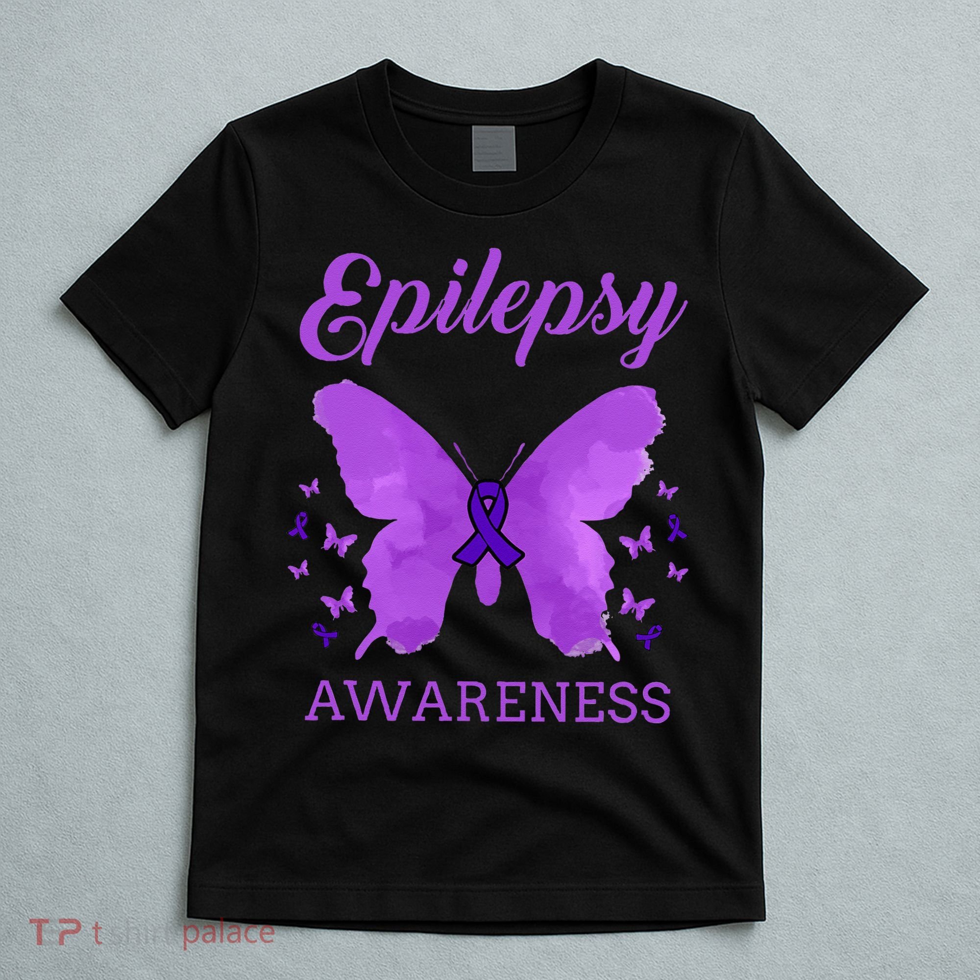 Epilepsy Awareness Butterfly Epilepsy Warrior T-Shirt