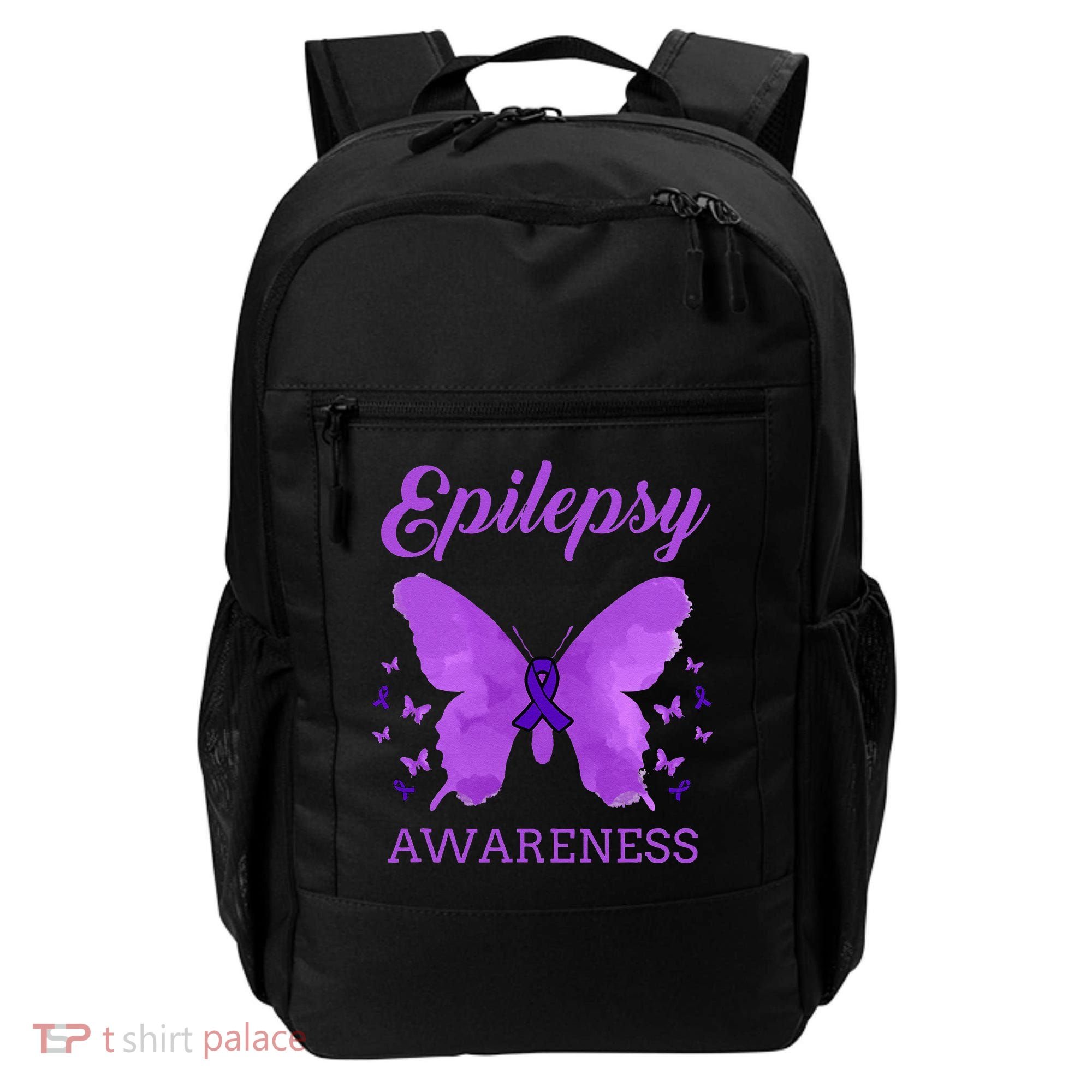 Epilepsy Awareness Butterfly Epilepsy Warrior Backpack
