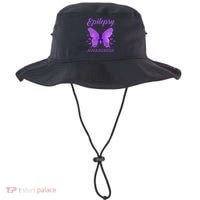 Epilepsy Awareness Butterfly Epilepsy Warrior Bucket Hat thumb 0