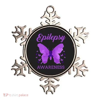 Epilepsy Awareness Butterfly Epilepsy Warrior Ornament
