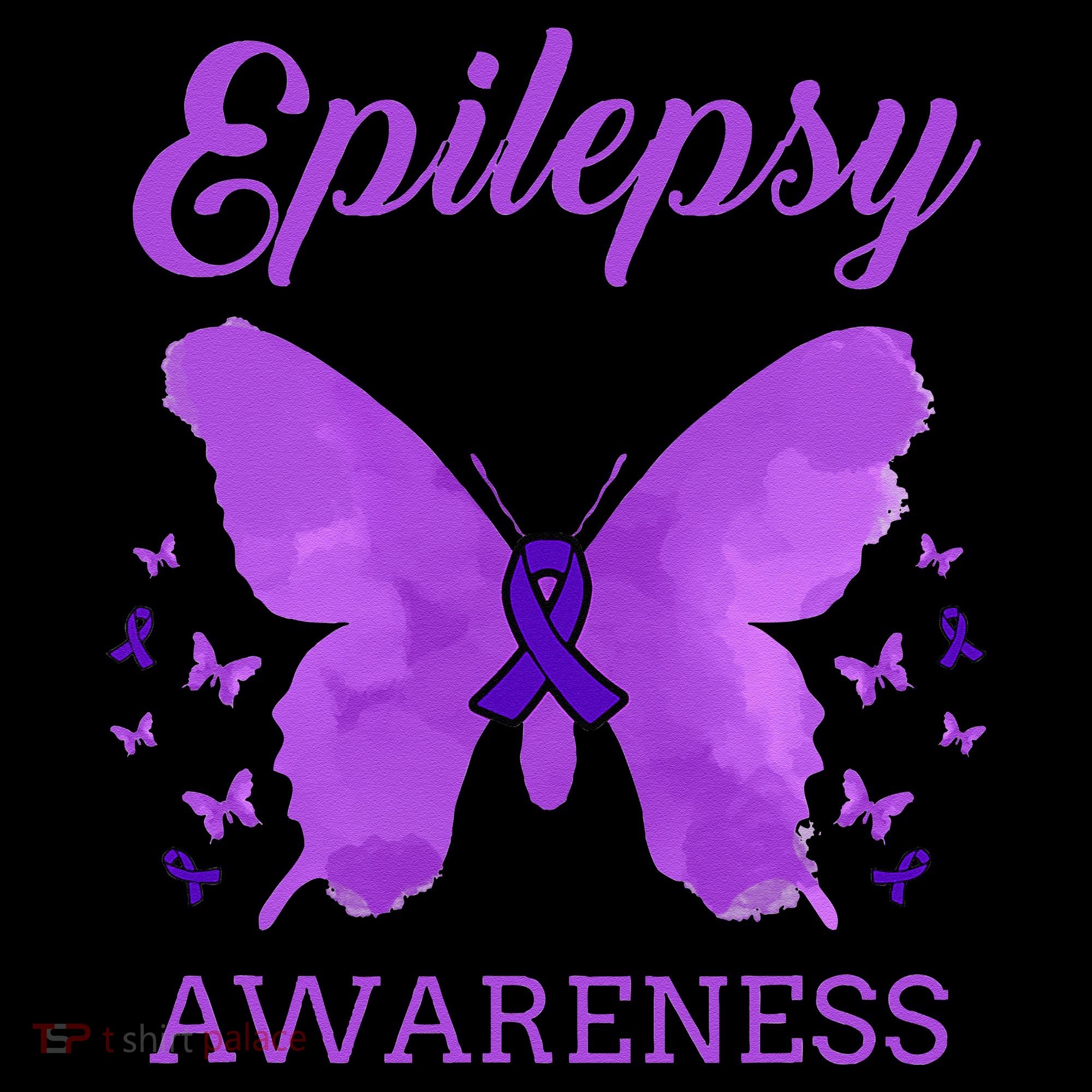 Epilepsy Awareness Butterfly Epilepsy Warrior Baby Bodysuit