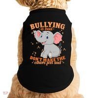Elephant Anti Bullying Awareness Month Doggie Tank thumb 0