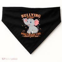 Elephant Anti Bullying Awareness Month USA-Made Doggie Bandana thumb 0