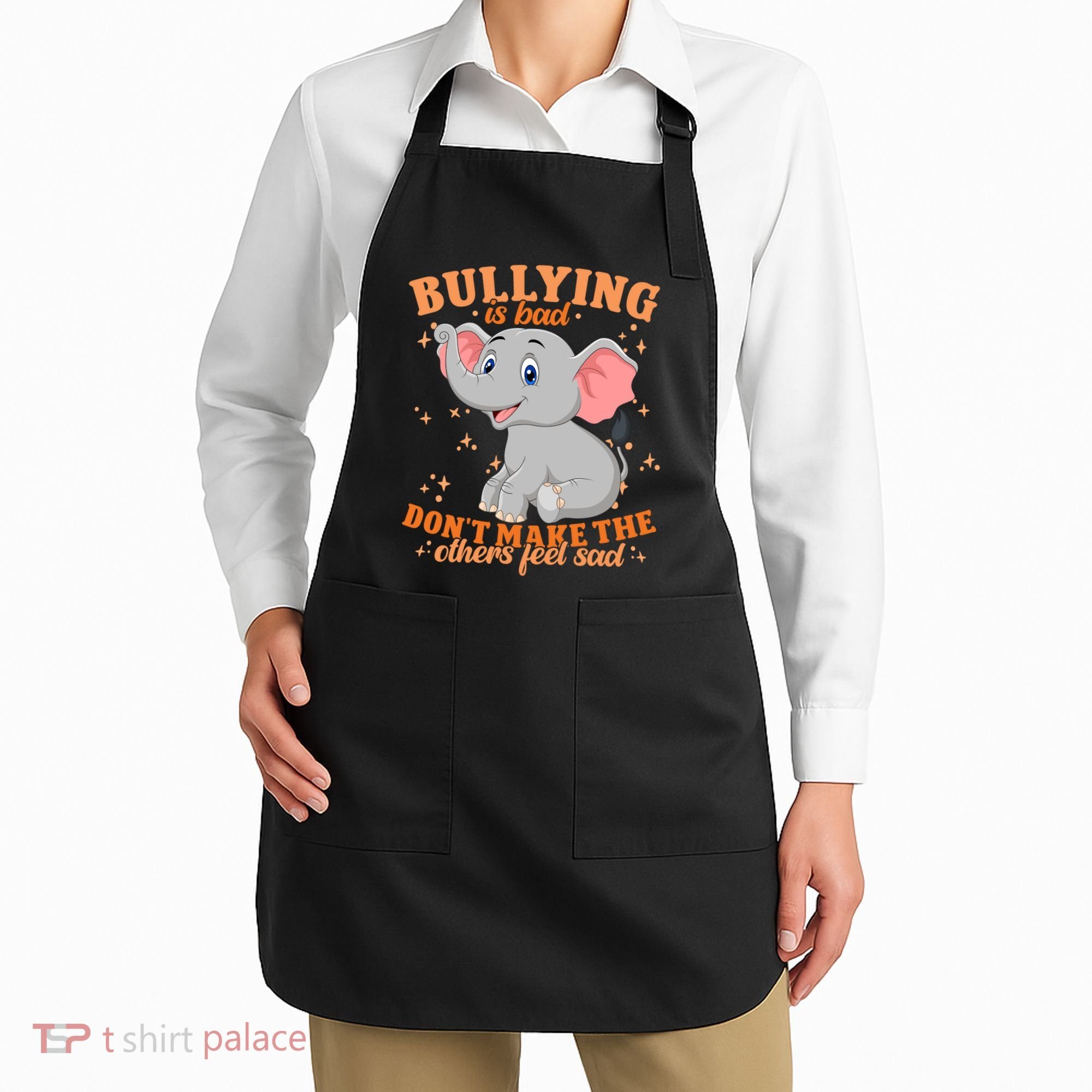 Elephant Anti Bullying Awareness Month Apron