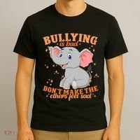 Elephant Anti Bullying Awareness Month T-Shirt thumb 3