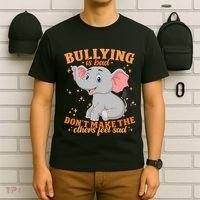 Elephant Anti Bullying Awareness Month T-Shirt thumb 6