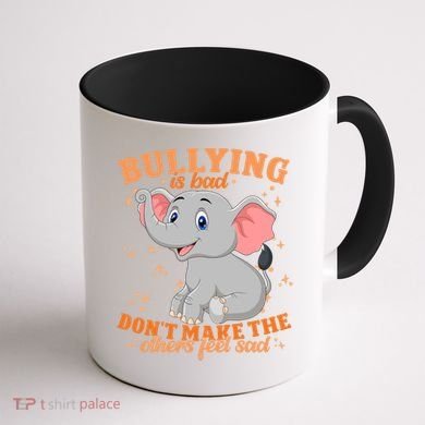 Elephant Anti Bullying Awareness Month Coffee Mug back