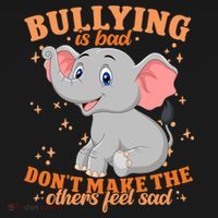 Elephant Anti Bullying Awareness Month Mousepad thumb 1