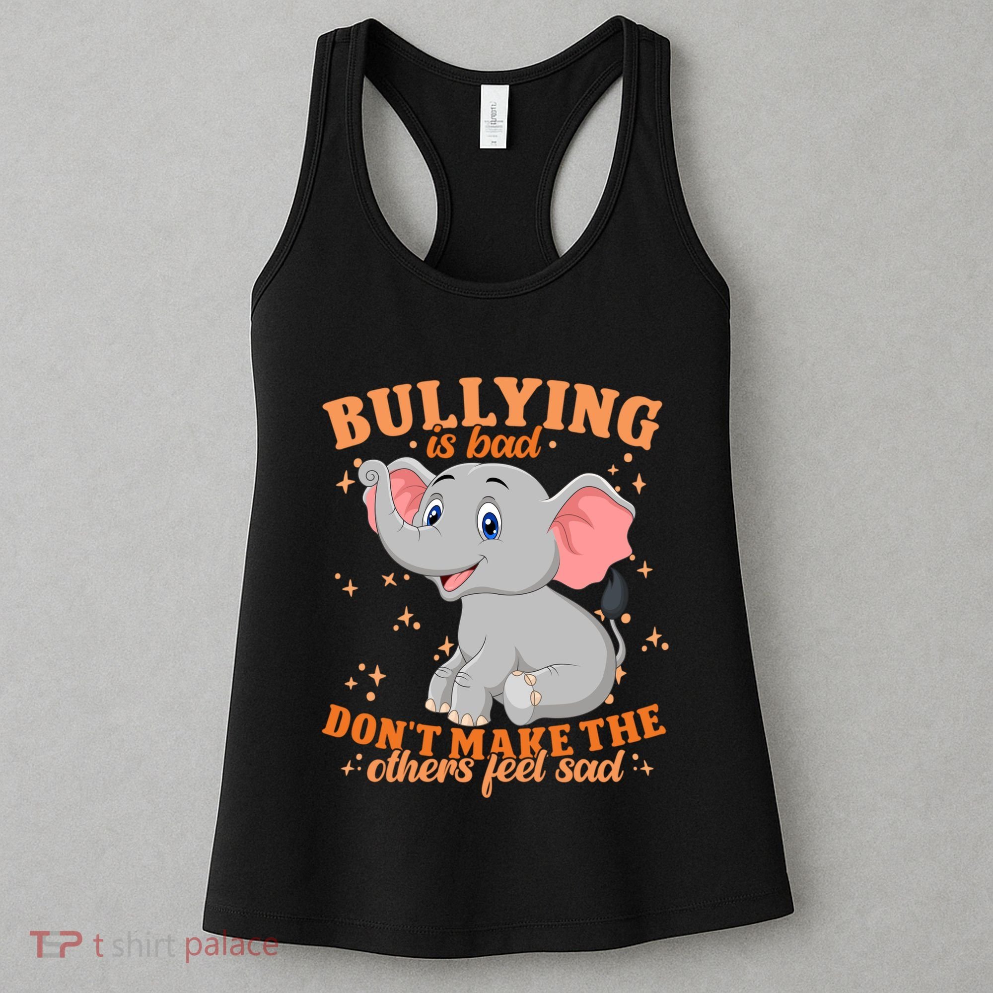 Elephant Anti Bullying Awareness Month Women's Tank Top