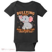 Elephant Anti Bullying Awareness Month Baby Bodysuit thumb 0