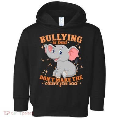 Elephant Anti Bullying Awareness Month Toddler Hoodie