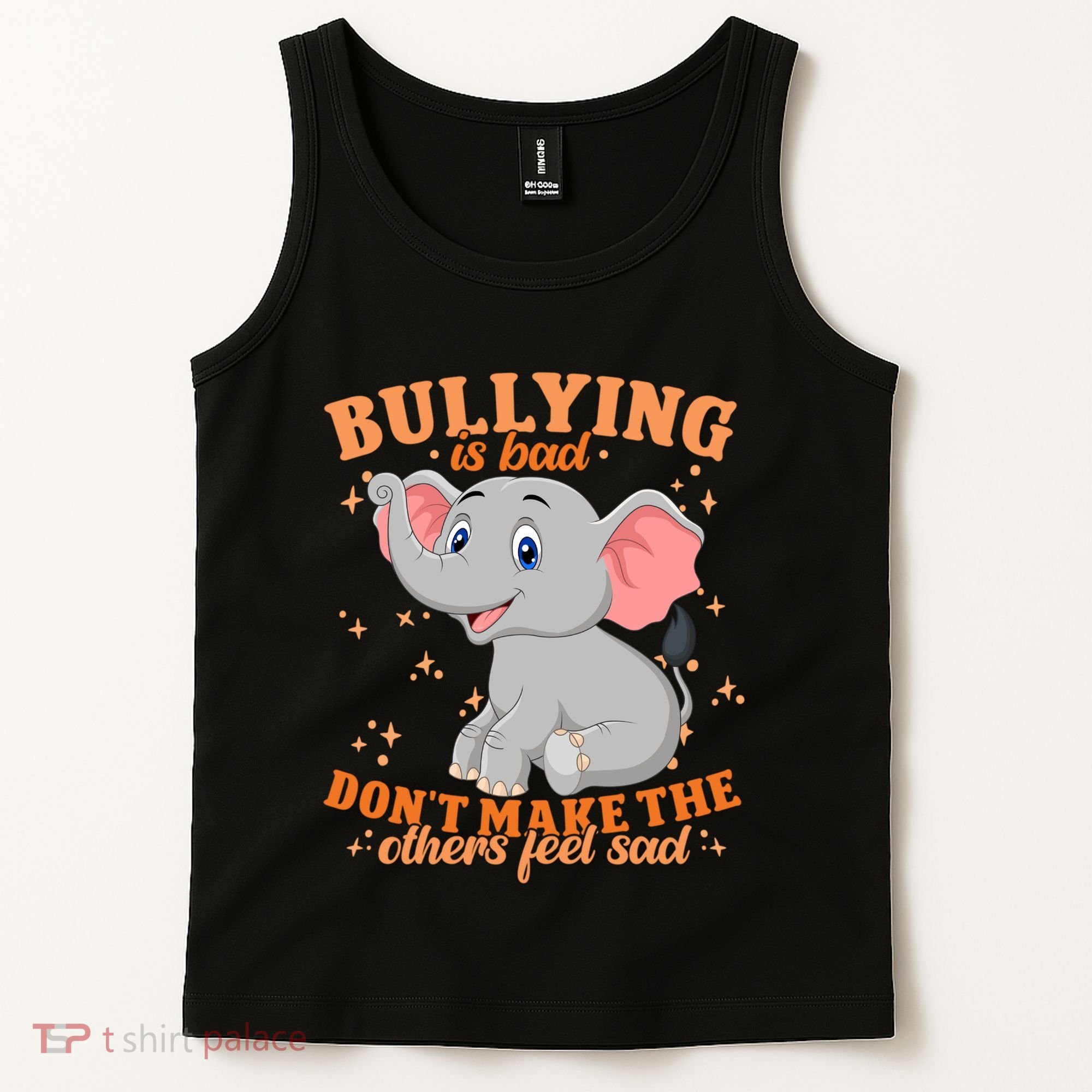 Elephant Anti Bullying Awareness Month Tank Top