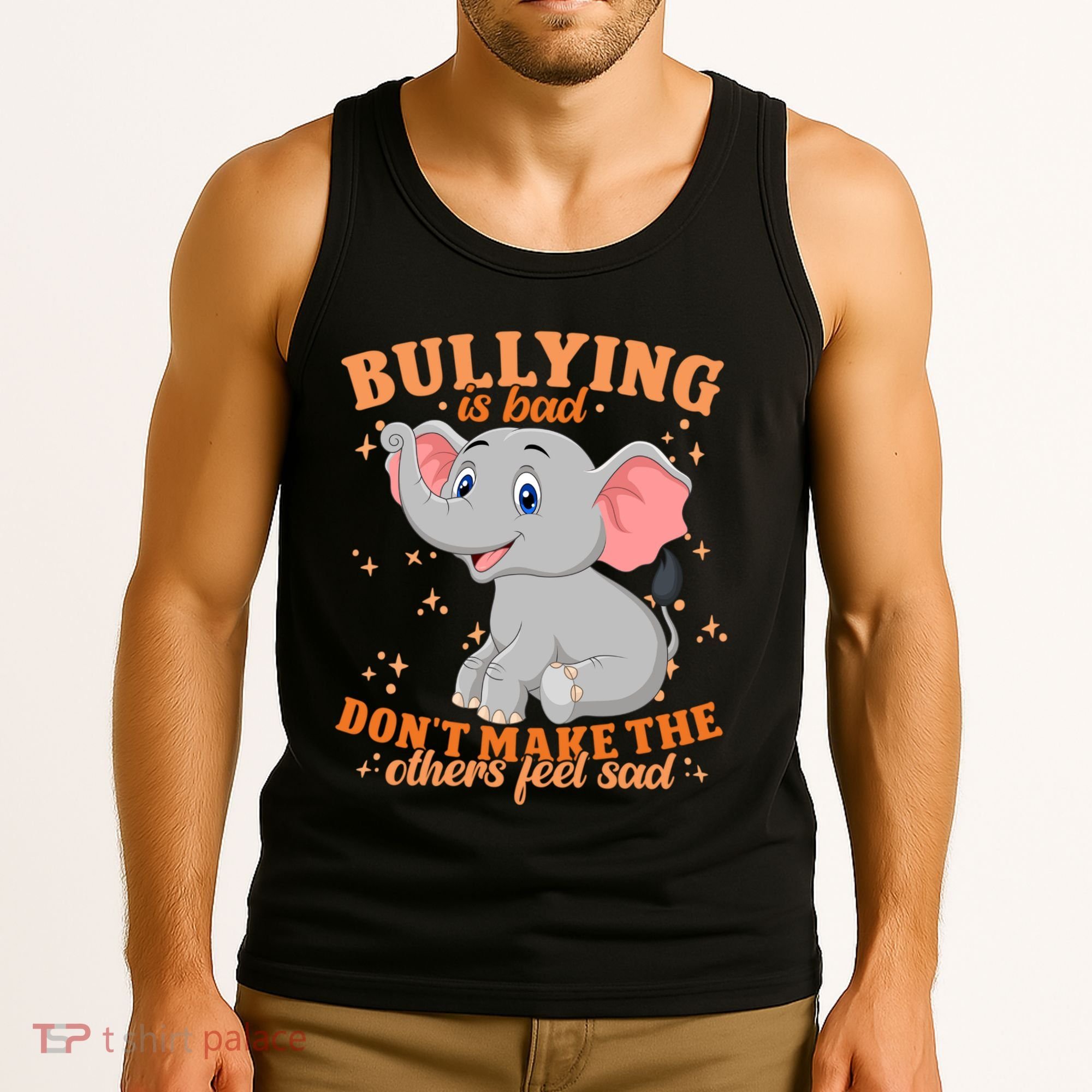 Elephant Anti Bullying Awareness Month Tank Top