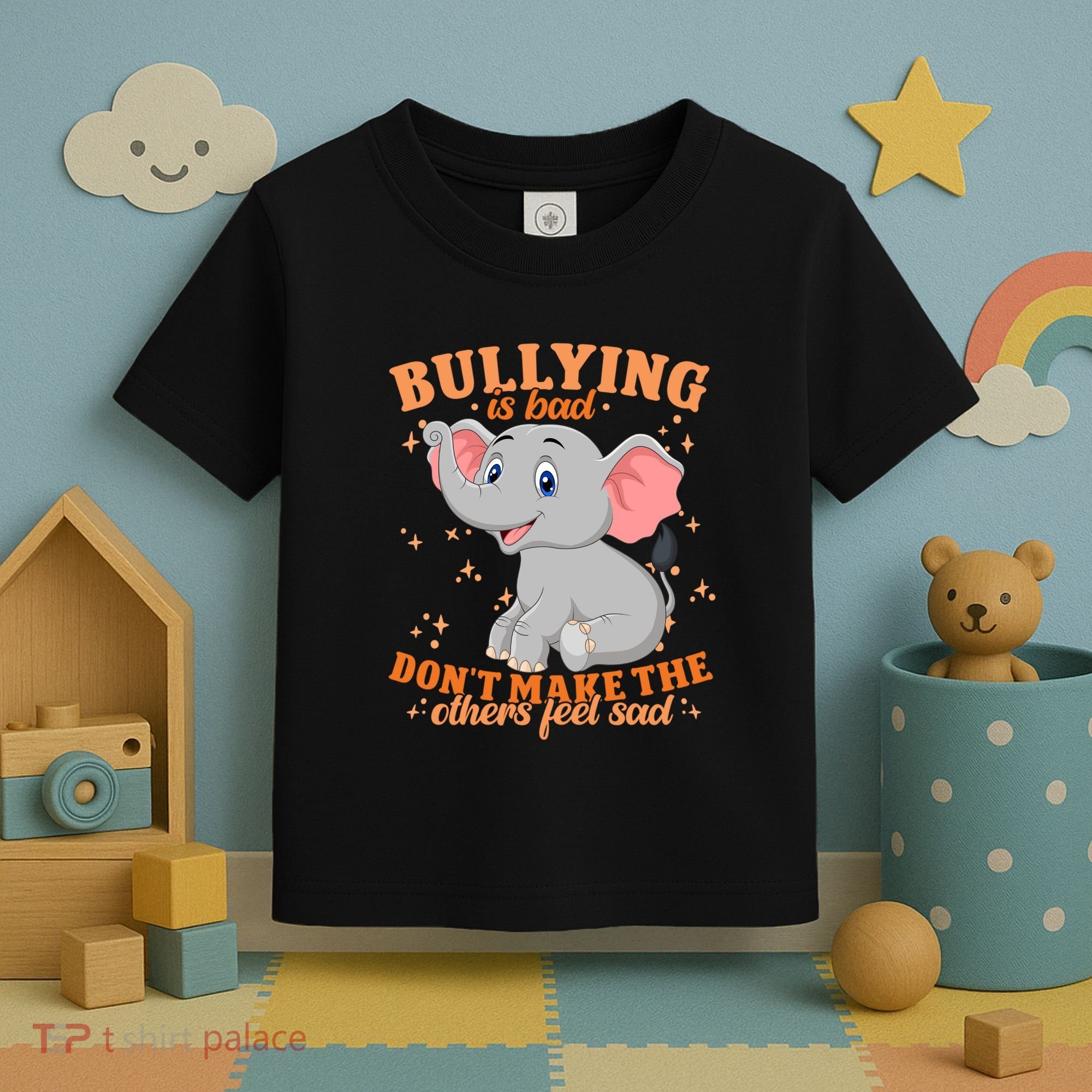 Elephant Anti Bullying Awareness Month Toddler T-Shirt