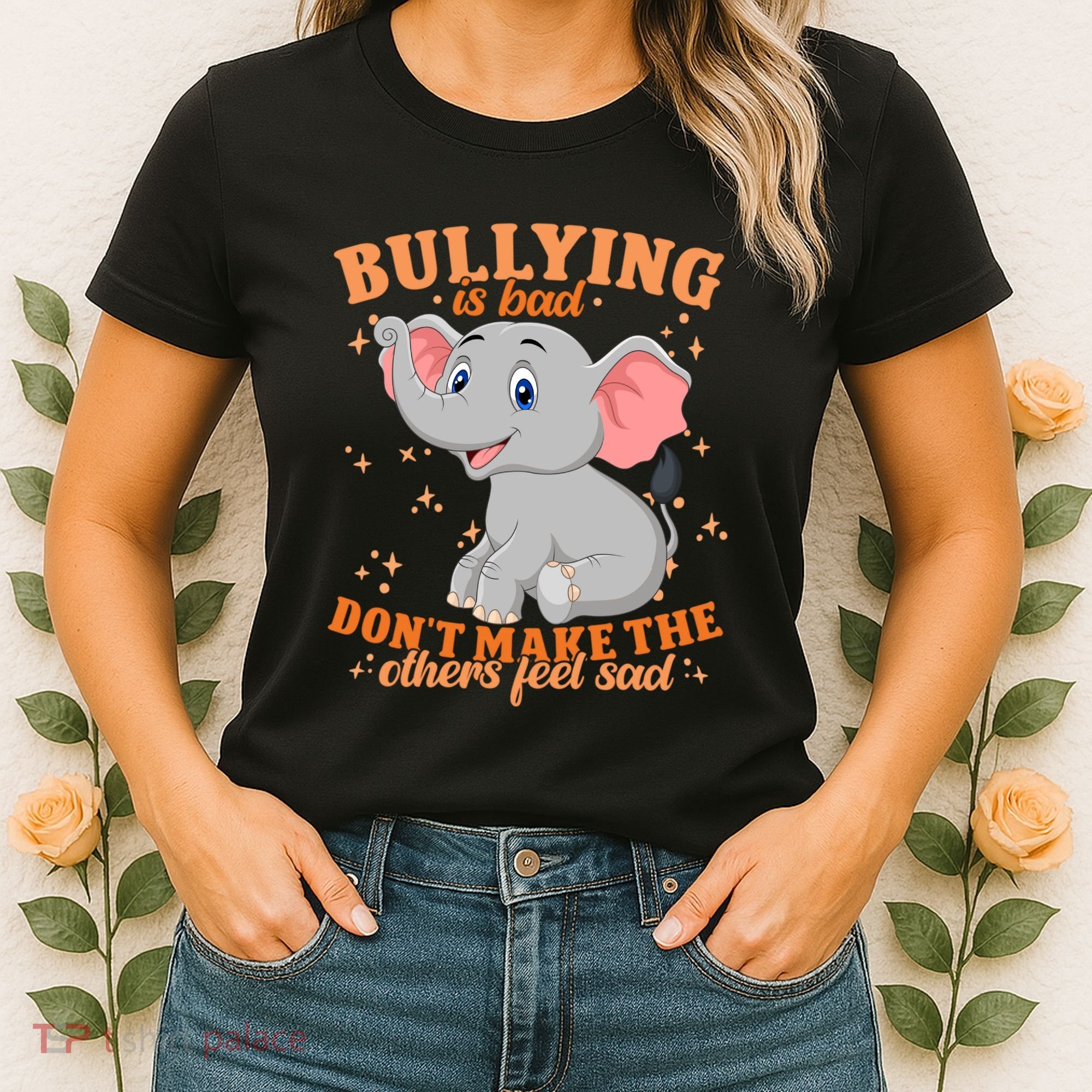 Elephant Anti Bullying Awareness Month Women's T-Shirt