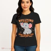 Elephant Anti Bullying Awareness Month Women's T-Shirt thumb 4