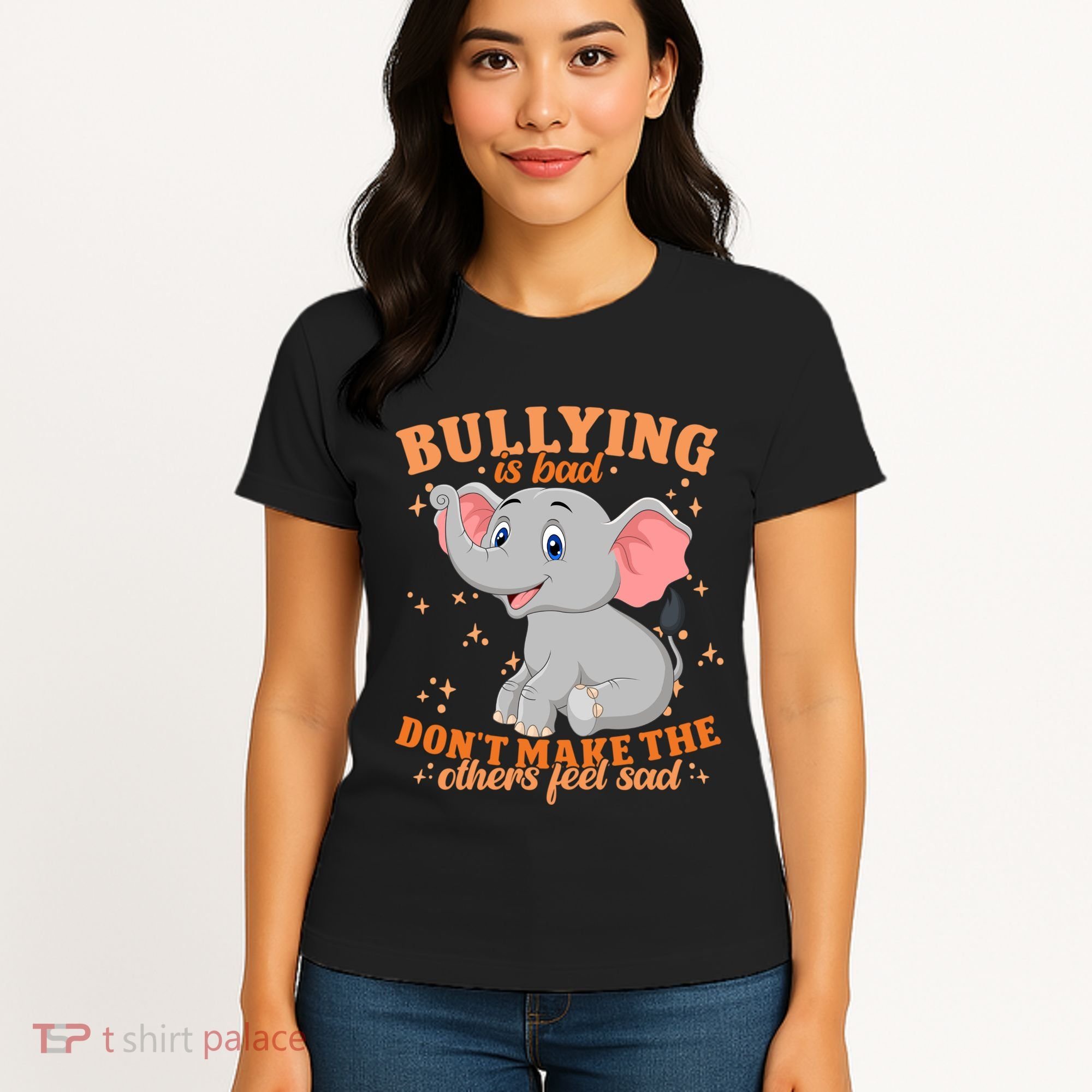 Elephant Anti Bullying Awareness Month Women's T-Shirt